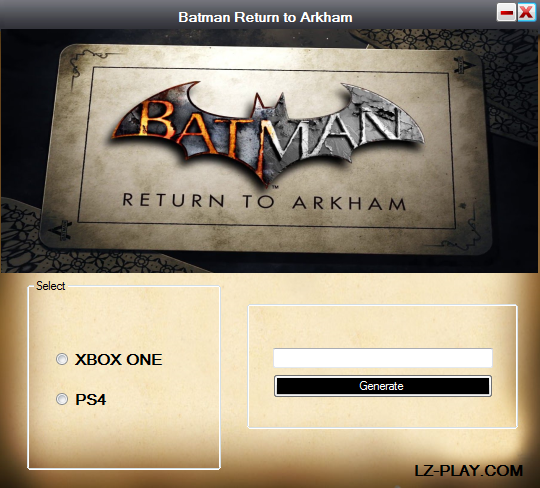Batman Return to Arkham Redeem Code