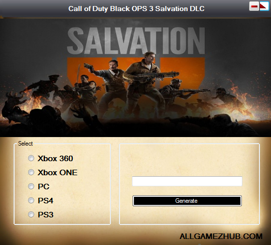 Call of Duty Black OPS 3 Salvation DLC Code