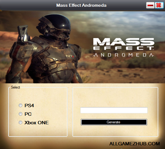 Mass Effect Andromeda Redeem Code